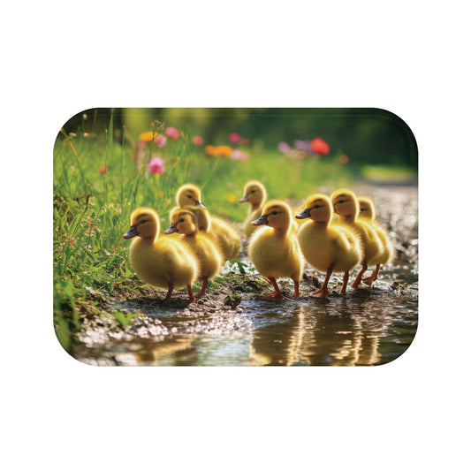 Discover your passions Bath Mat The ducks - iprintyourpassions.com