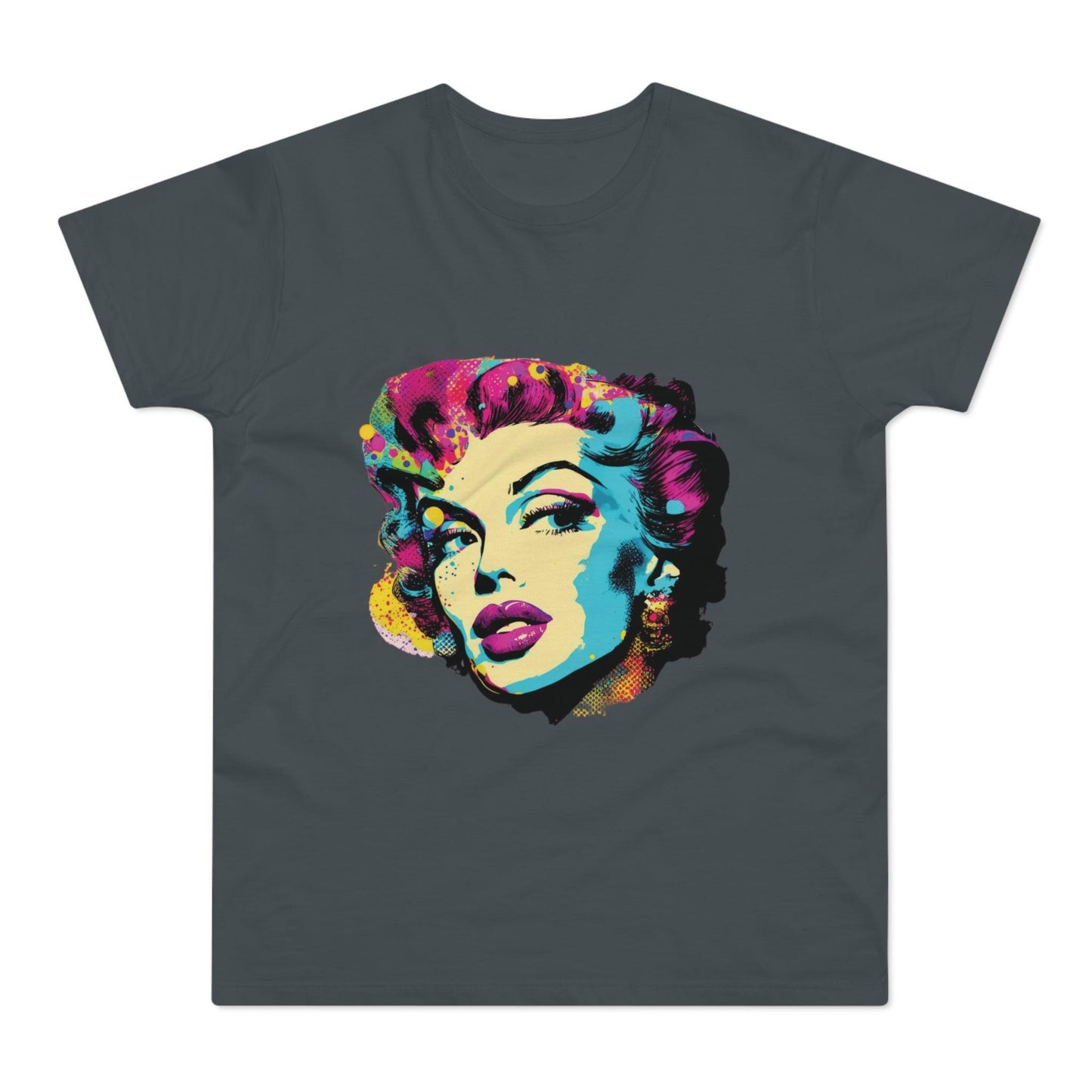 Discover your passions with the pop art Marilyn Monroe short-sleeved T-shirt - iprintyourpassions.com