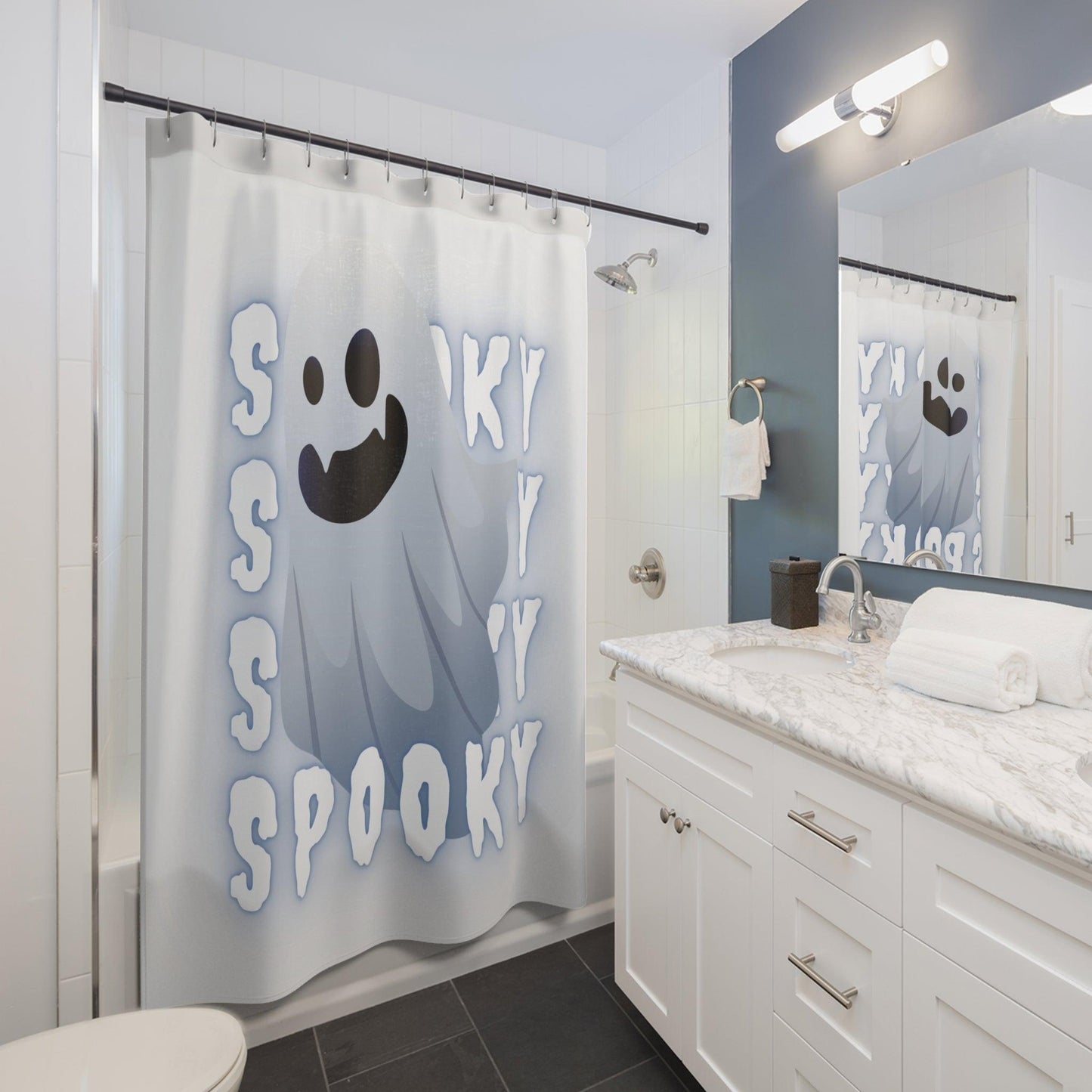 Discover your passions Shower Curtains Spooky - iprintyourpassions.com