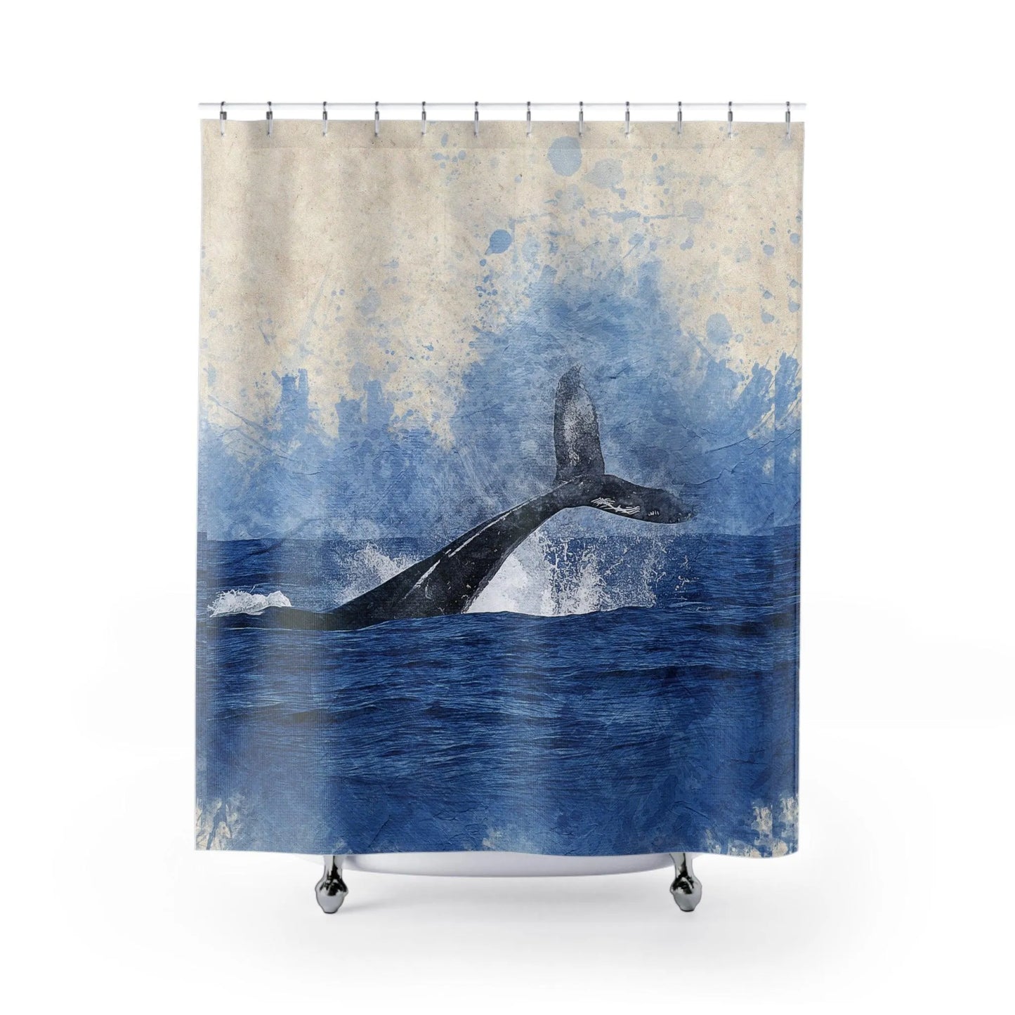 Discover your passions Shower Curtains The Whale