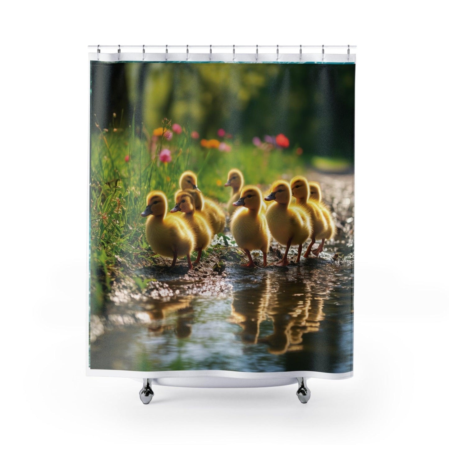 Discover your passions Shower Curtains The ducklings - iprintyourpassions.com