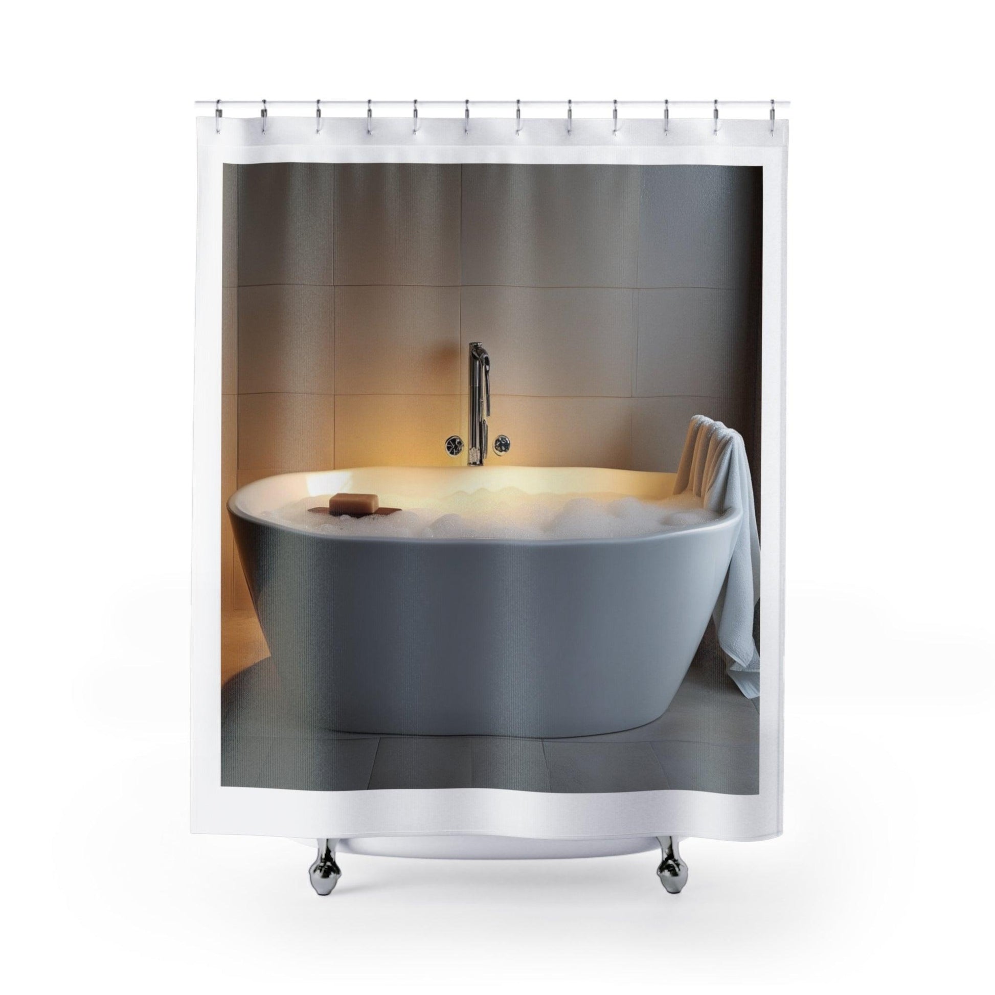 Discover your passions Shower Curtains The Magic Bathtub - iprintyourpassions.com