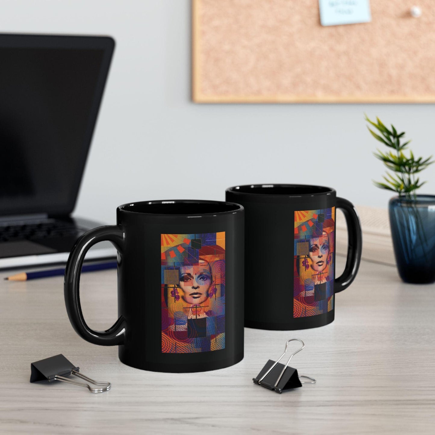 Discover your passions with the Pop Art mug featuring the colorful girl - iprintyourpassions.com