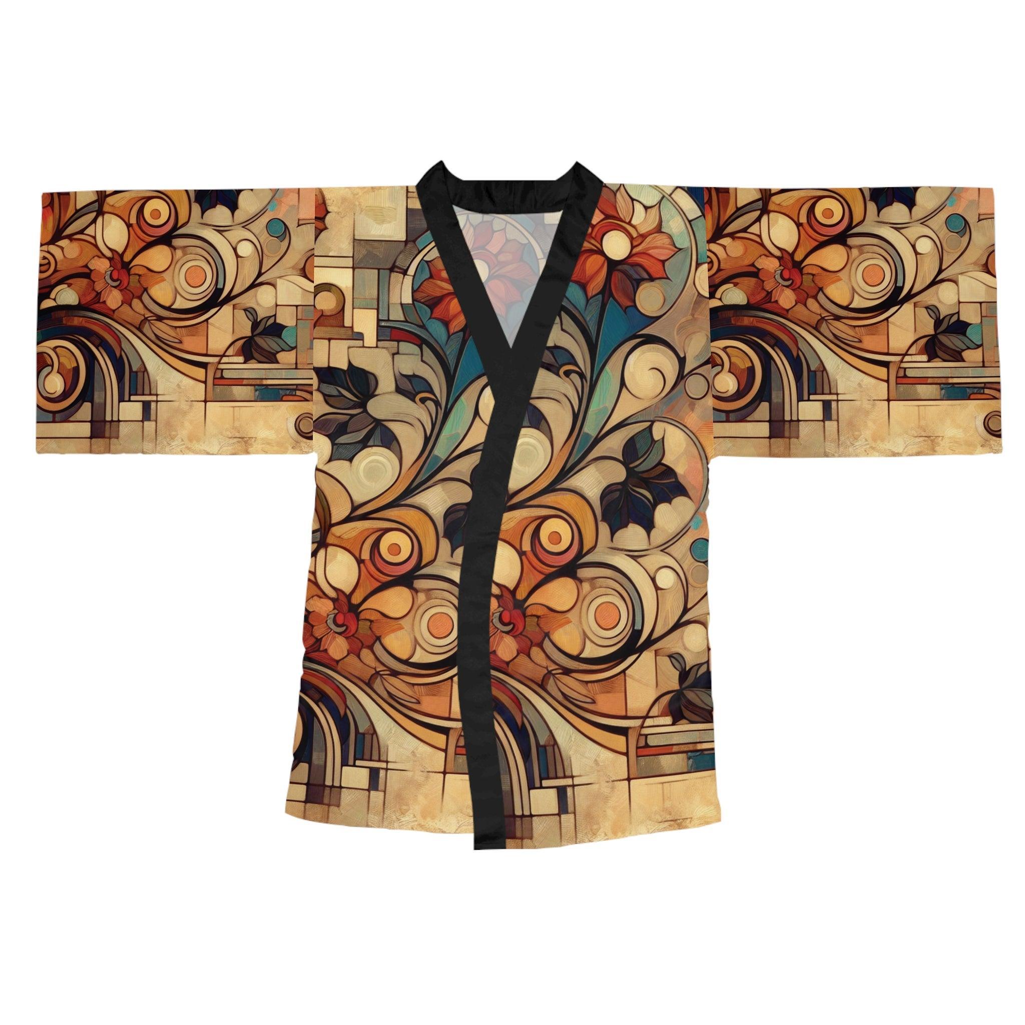 Discover your passions Long Sleeve Kimono Robe - iprintyourpassions.com