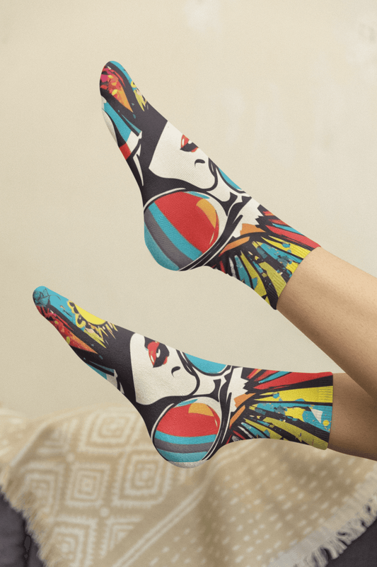 Discover your passions Pop Art Socks - iprintyourpassions.com